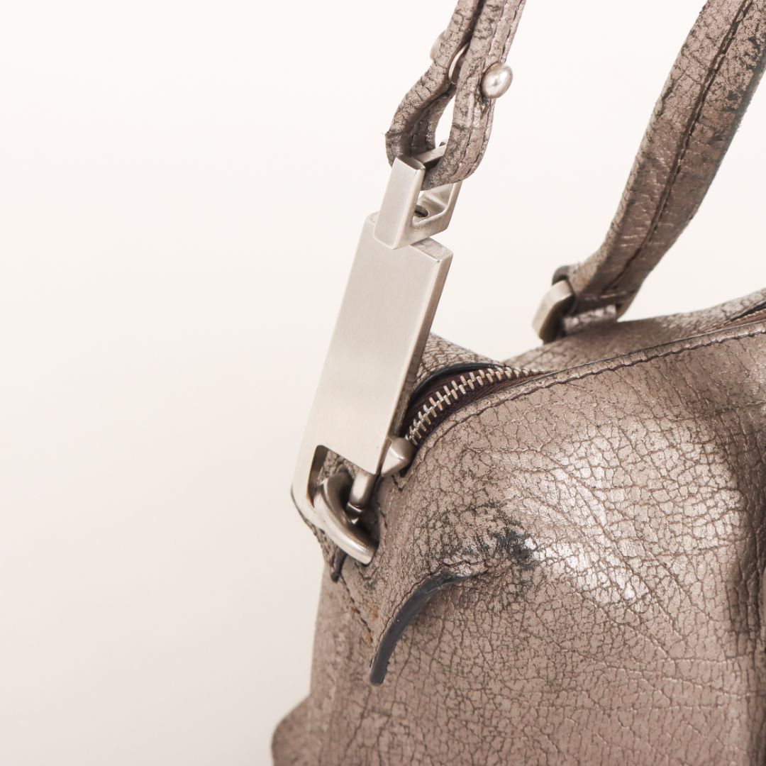 Rick Owens Leather Top Handle Crossbody
