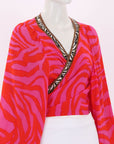 Camilla 'Zebra Zone' Top Size XL