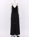 Scanlan Theodore Ribbed Bodice Linen Jumpsuit Size 12