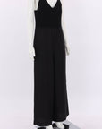 Scanlan Theodore Ribbed Bodice Linen Jumpsuit Size 12