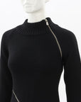 Dolce & Gabbana Wool Zip Detail Jumper Size IT 38 | AU 6