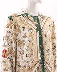 Hermes Silk Printed Shirt Size FR 40 | AU 12