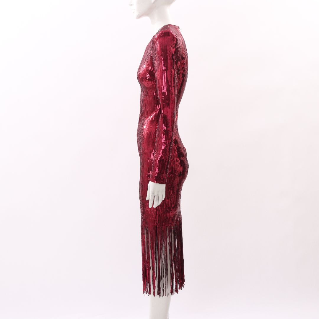 Rebecca Vallance Matisse Sequin Midi Dress Size 8
