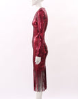 Rebecca Vallance Matisse Sequin Midi Dress Size 8
