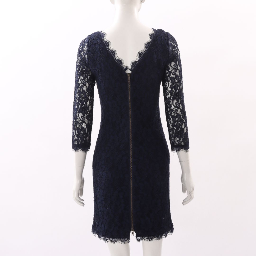 Diane Von Furstenberg Lace Sheath Dress Size US 4 | AU 8