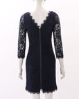 Diane Von Furstenberg Lace Sheath Dress Size US 4 | AU 8