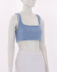 Scanlan Theodore Mohair Blend Bustier Top Size L
