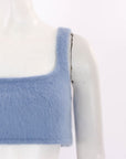 Scanlan Theodore Mohair Blend Bustier Top Size L