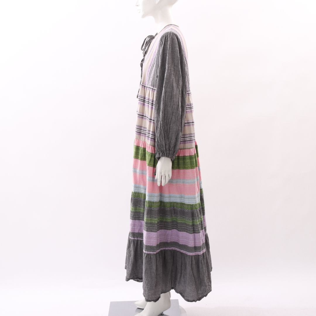 Pearl & Caviar Zakar Stripe Maxi Dress Size M/L