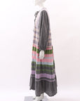 Pearl & Caviar Zakar Stripe Maxi Dress Size M/L