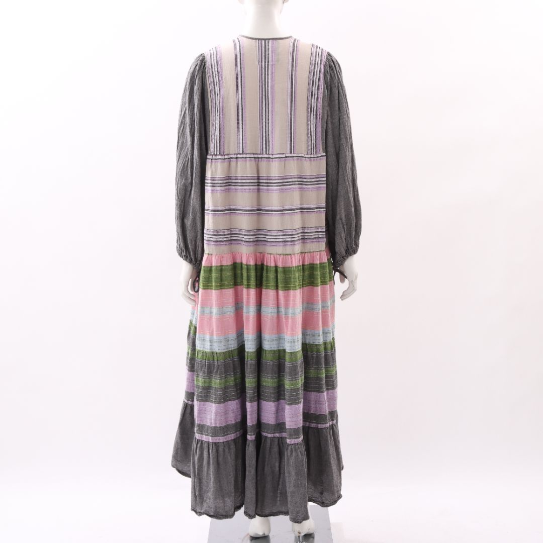 Pearl & Caviar Zakar Stripe Maxi Dress Size M/L