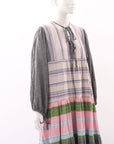 Pearl & Caviar Zakar Stripe Maxi Dress Size M/L