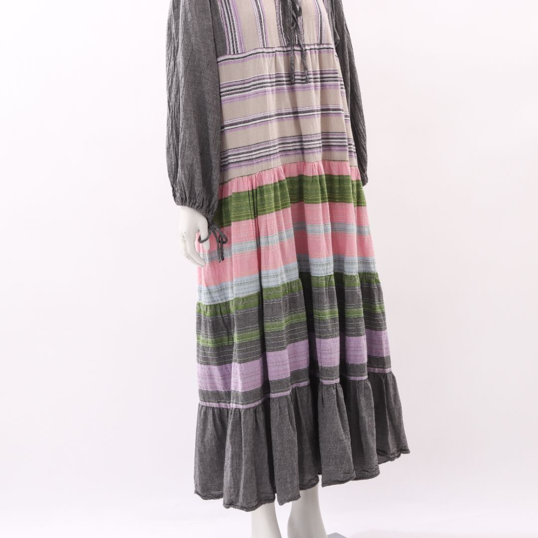 Pearl & Caviar Zakar Stripe Maxi Dress Size M/L