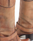 Dolce & Gabbana Leather Cowboy Boots Size 36