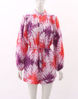 Zimmermann 'Shelley' tie Dye Playsuit Size 1