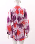Zimmermann 'Shelley' tie Dye Playsuit Size 1