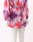 Zimmermann 'Shelley' tie Dye Playsuit Size 1