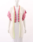 K By Kaprol Cotton Open Kimono Jacket Size One Size