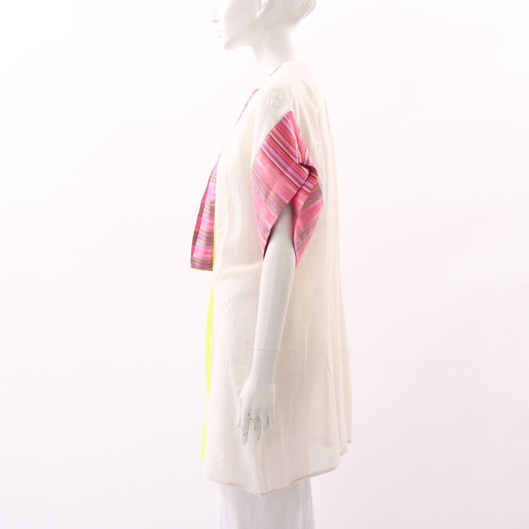 K By Kaprol Cotton Open Kimono Jacket Size One Size