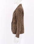 Nili Lotan Addison Leopard Print Jacket Size US 6 | AU 10