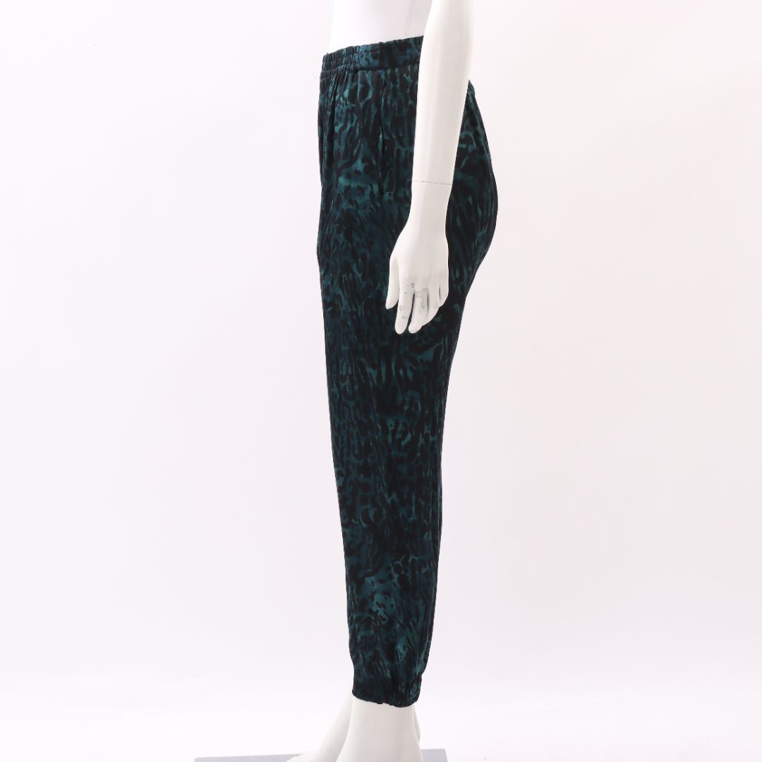 Rabens Saloner Satin Print Pants Size Small
