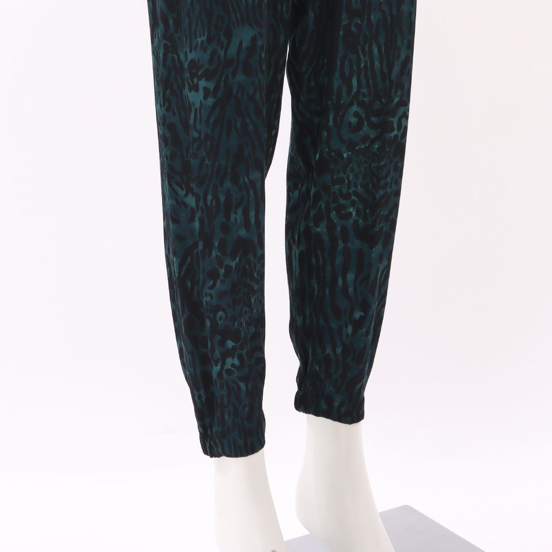 Rabens Saloner Satin Print Pants Size Small