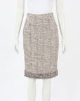 Chanel 10P Tweed Pencil Skirt FR 36 | AU 8