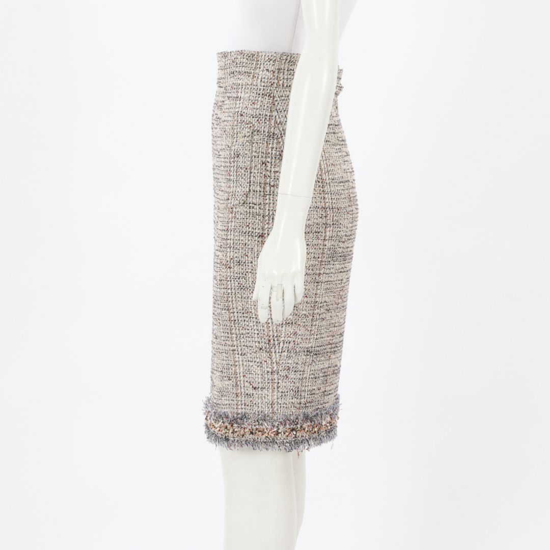 Chanel 10P Tweed Pencil Skirt FR 36 | AU 8