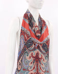 Etro Paisley Halter Neck Dress Size IT 48 | AU 14-16