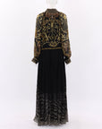 Camilla 'Shadows Of Armada' Long Sleeve Dress Size 3XL