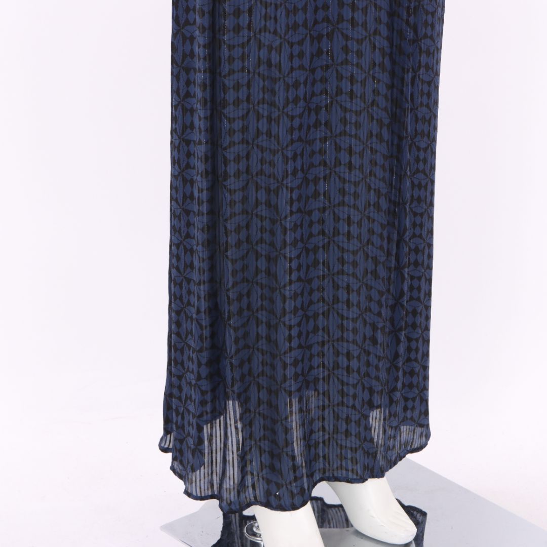Rabens Saloner Print Maxi Dress Size XS
