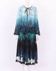 Romance Was Born Printed Midi Dress Size 12