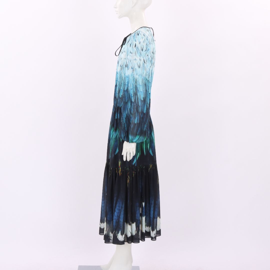 Romance Was Born Printed Midi Dress Size 12
