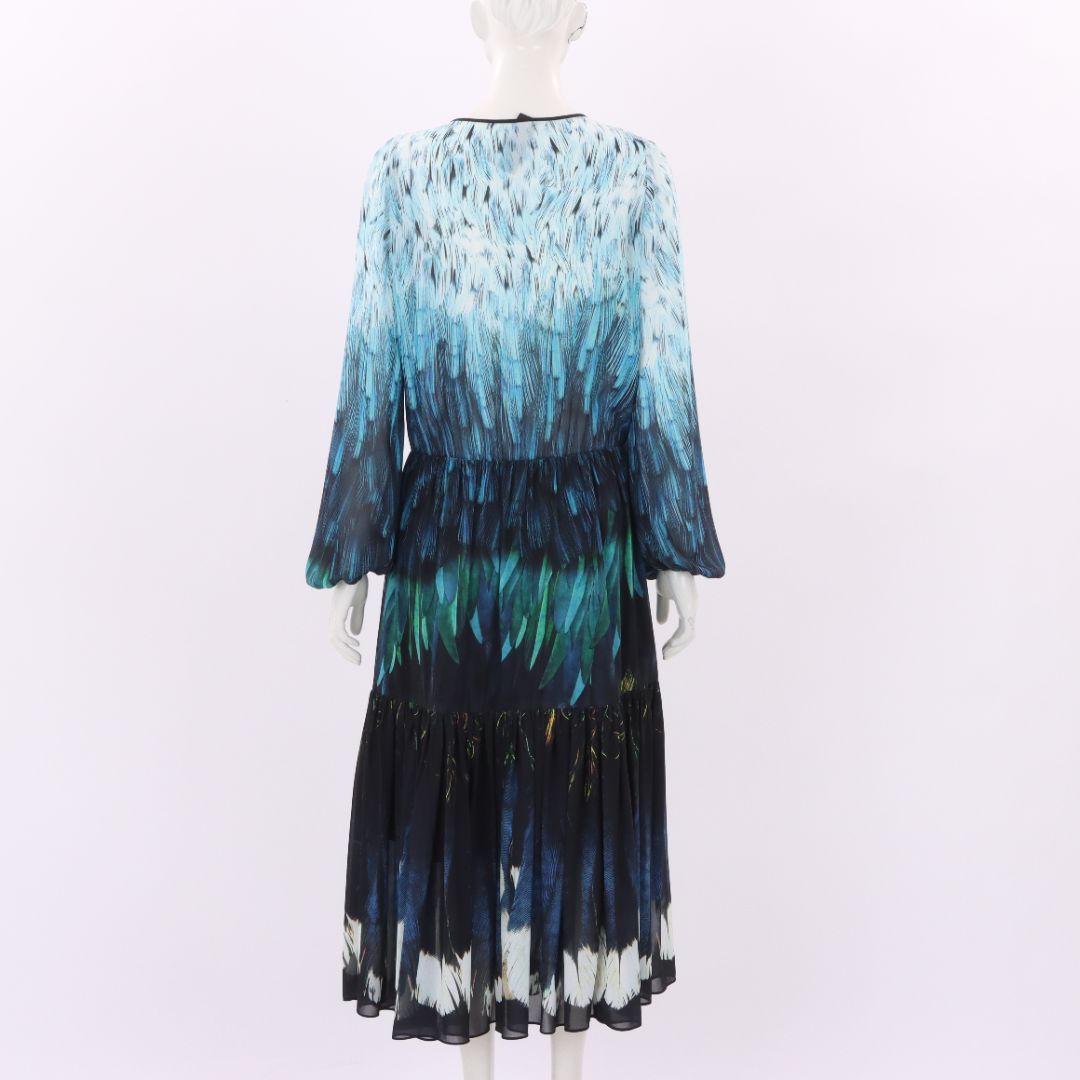 Romance Was Born Printed Midi Dress Size 12
