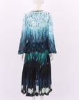 Romance Was Born Printed Midi Dress Size 12