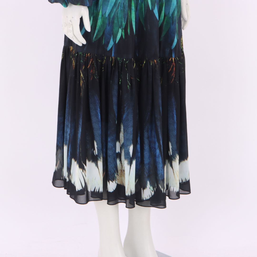 Romance Was Born Printed Midi Dress Size 12