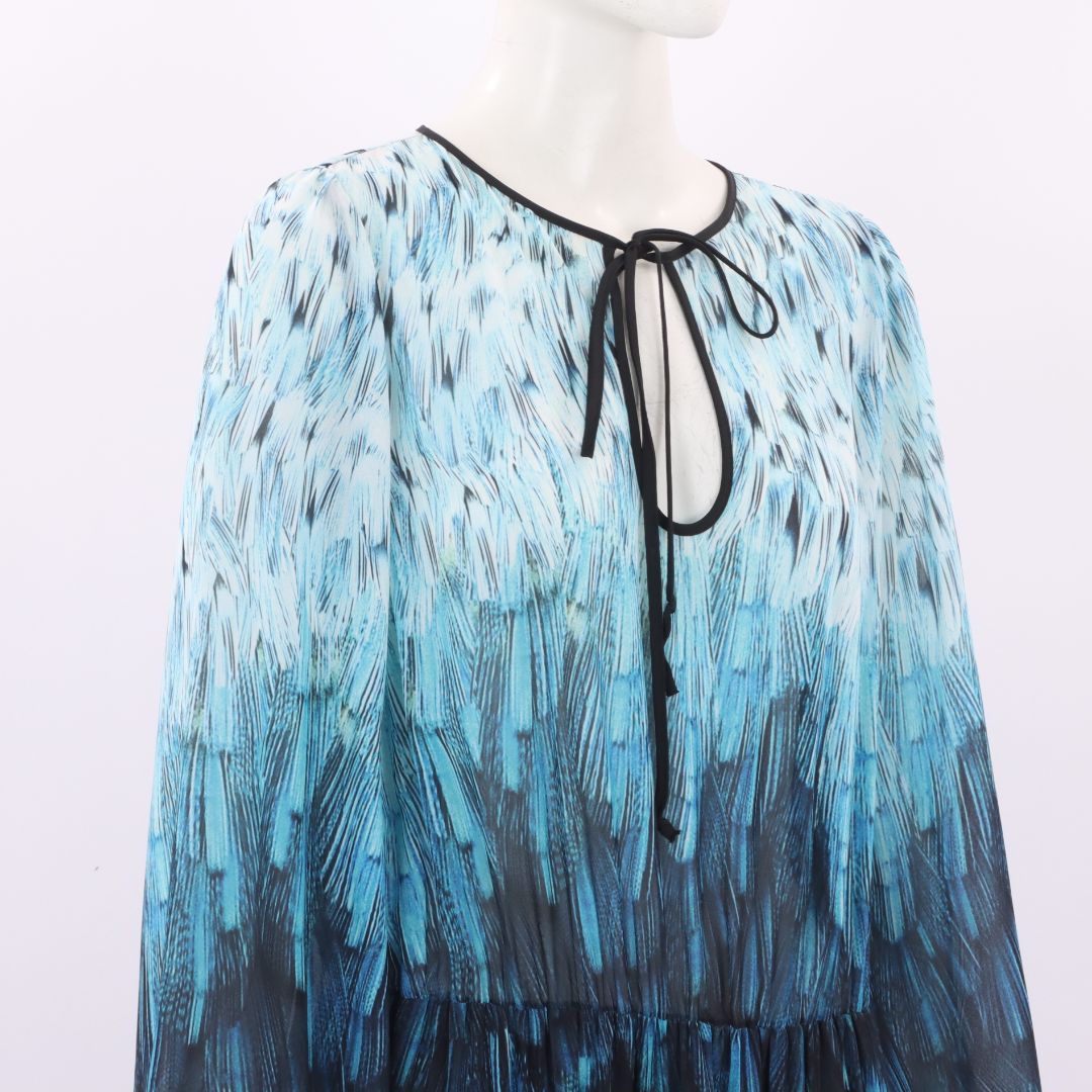Romance Was Born Printed Midi Dress Size 12