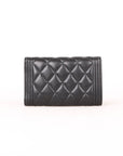 Chanel Lambskin Boy Flap Wallet