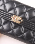 Chanel Lambskin Boy Flap Wallet