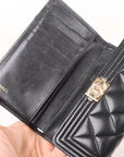 Chanel Lambskin Boy Flap Wallet