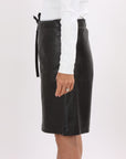 Scanlan Theodore Leather Burmuda Shorts Size Extra Small