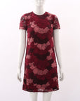 Burberry Embroidered Lace Shift Dress Size UK 4