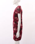 Burberry Embroidered Lace Shift Dress Size UK 4