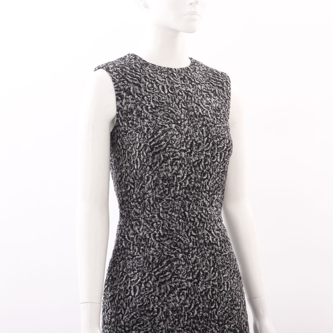 Balenciaga Jacquard Sheath Dress Size FR 34 | AU 6