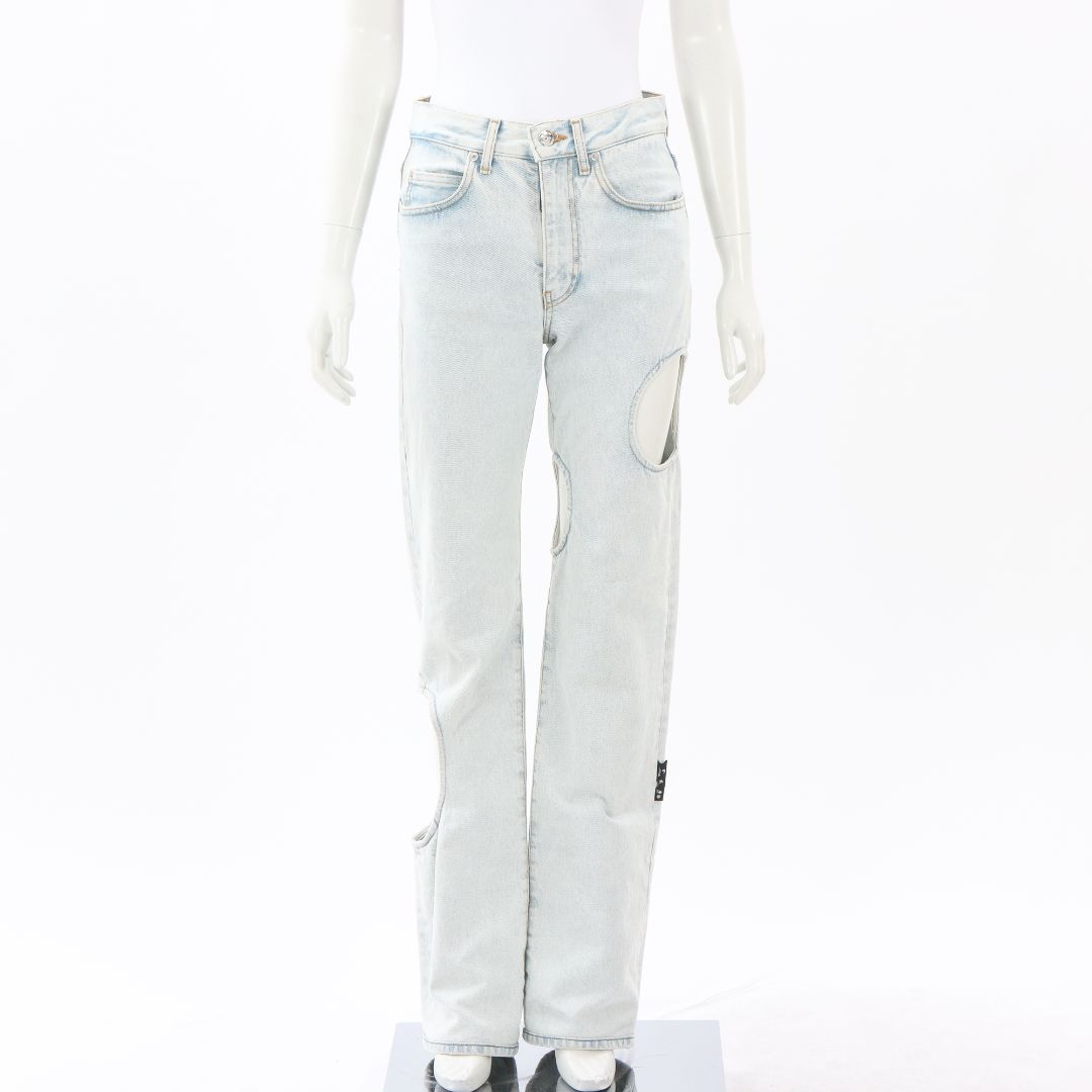 Off-White Meteor Cool Straight Leg Jeans Size 26