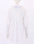 Thierry Colson Cotton Embroidered Blouse Size XS