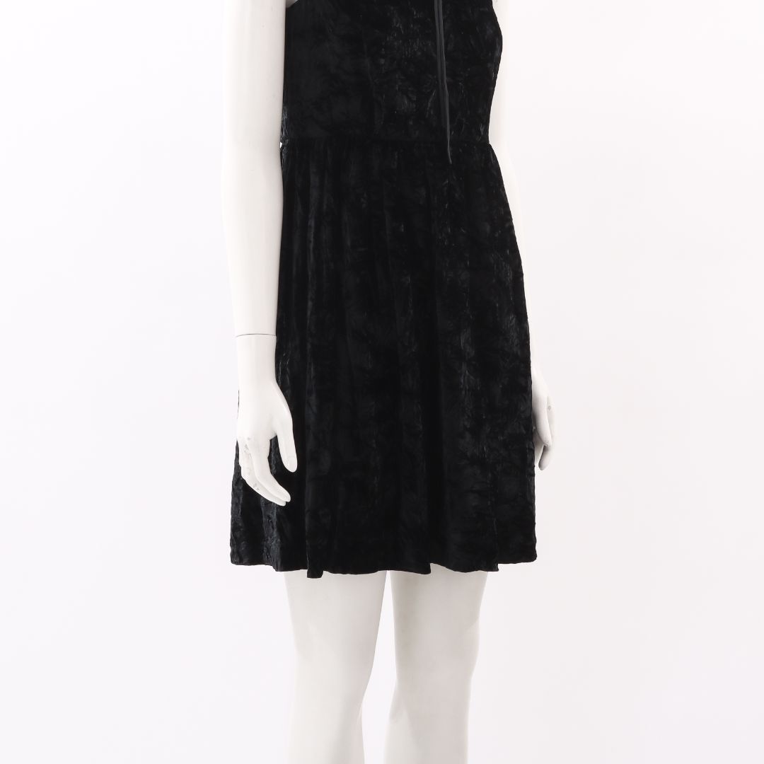 Miu Miu Velvet Embellished Mini Dress Size IT 38 | AU 6