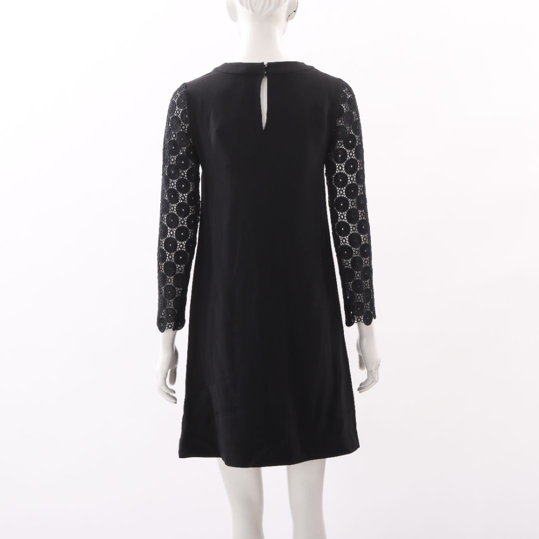 Miu Miu Lace Sleeve Shift Dress Size IT 36 | AU 6