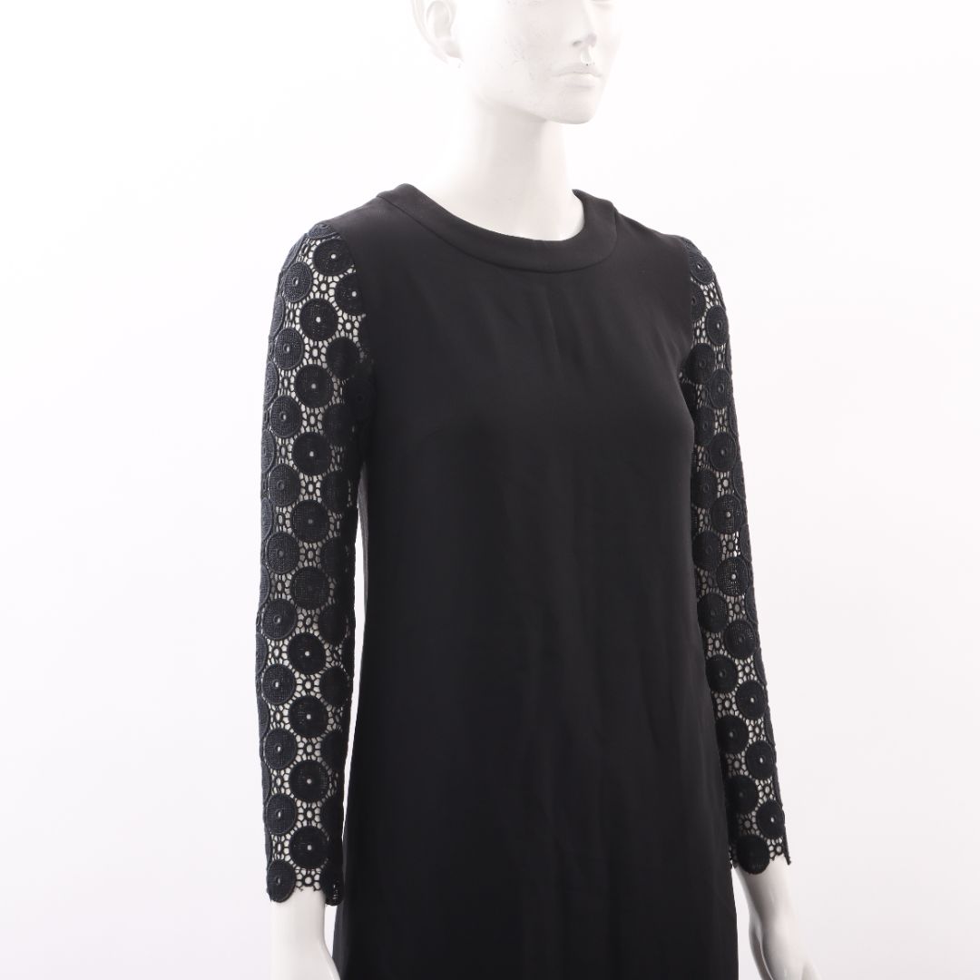 Miu Miu Lace Sleeve Shift Dress Size IT 36 | AU 6