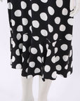 Marni Polka Dot Cady Midi Dress Size IT 42 | AU 10